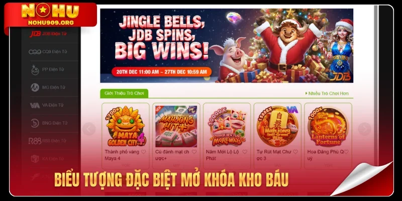 Biểu tượng đặc biệt mở khóa kho báu