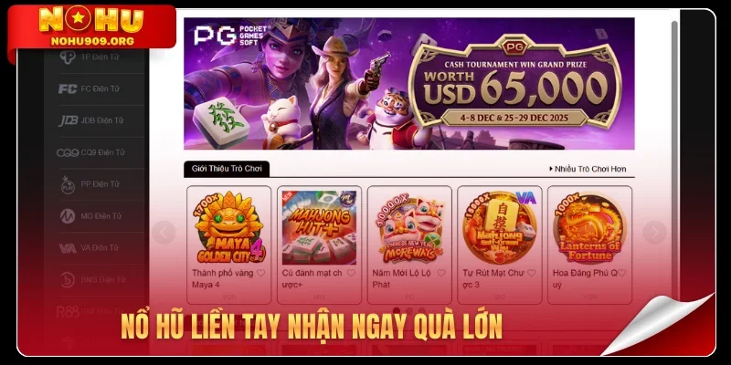 Nổ hũ liền tay nhận ngay quà lớn